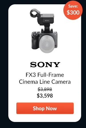 Sony FX3 Full-Frame Cinema Line Camera