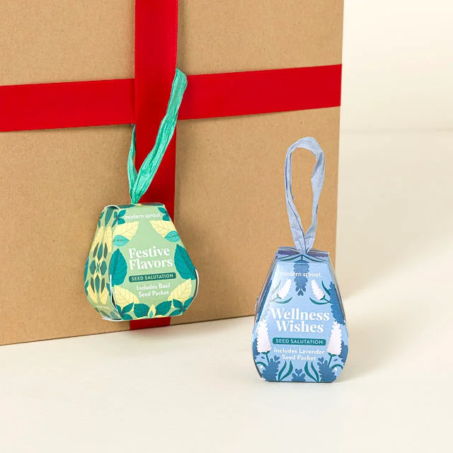 Holiday Wishes Seed Ornament Trio