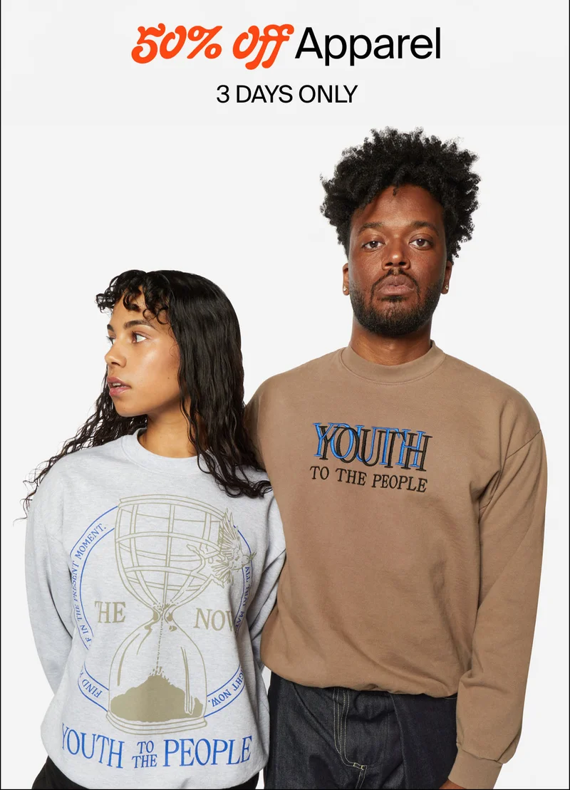 50% off apparel