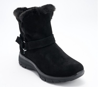 Skechers Slip-ins Easy Going Water-Repellent Suede Boots