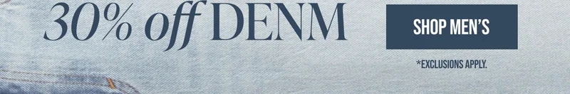 30% off Denim Shop Men's
