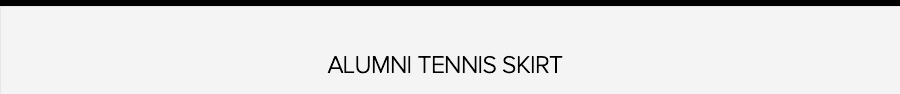 ALUMNI TENNIS SKIRT
