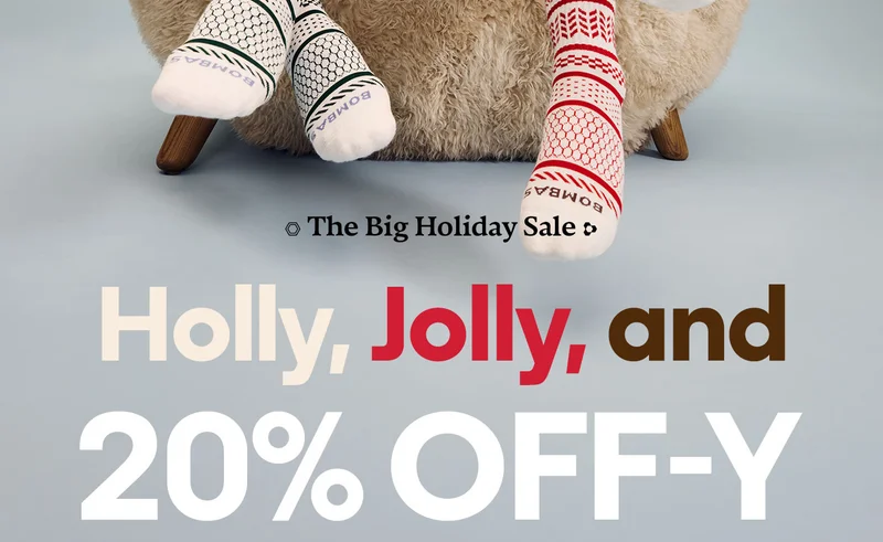 The Big Holiday Sale | Holly, Jolly, and 20% OFF-Y