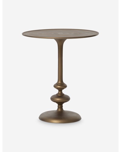 Caratto Side Table-Brass