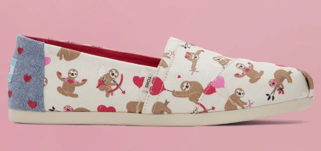 Alpargata Sloths and Hearts