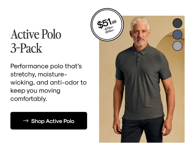 Active Polo 3-Pack