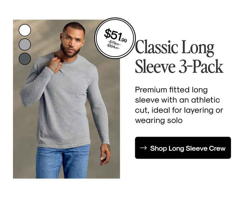 Classic Long Sleeve 3-Pack