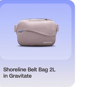 Shoreline Belt Bag 2L in Gravitate.