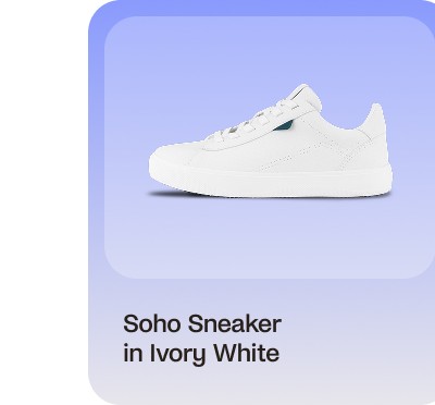 Soho Sneaker in Ivory White