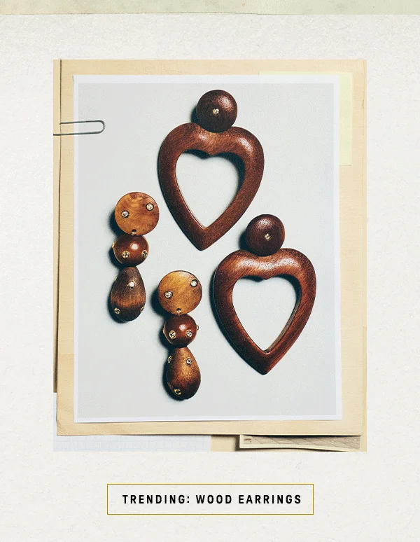 Trending: Wood Earrings