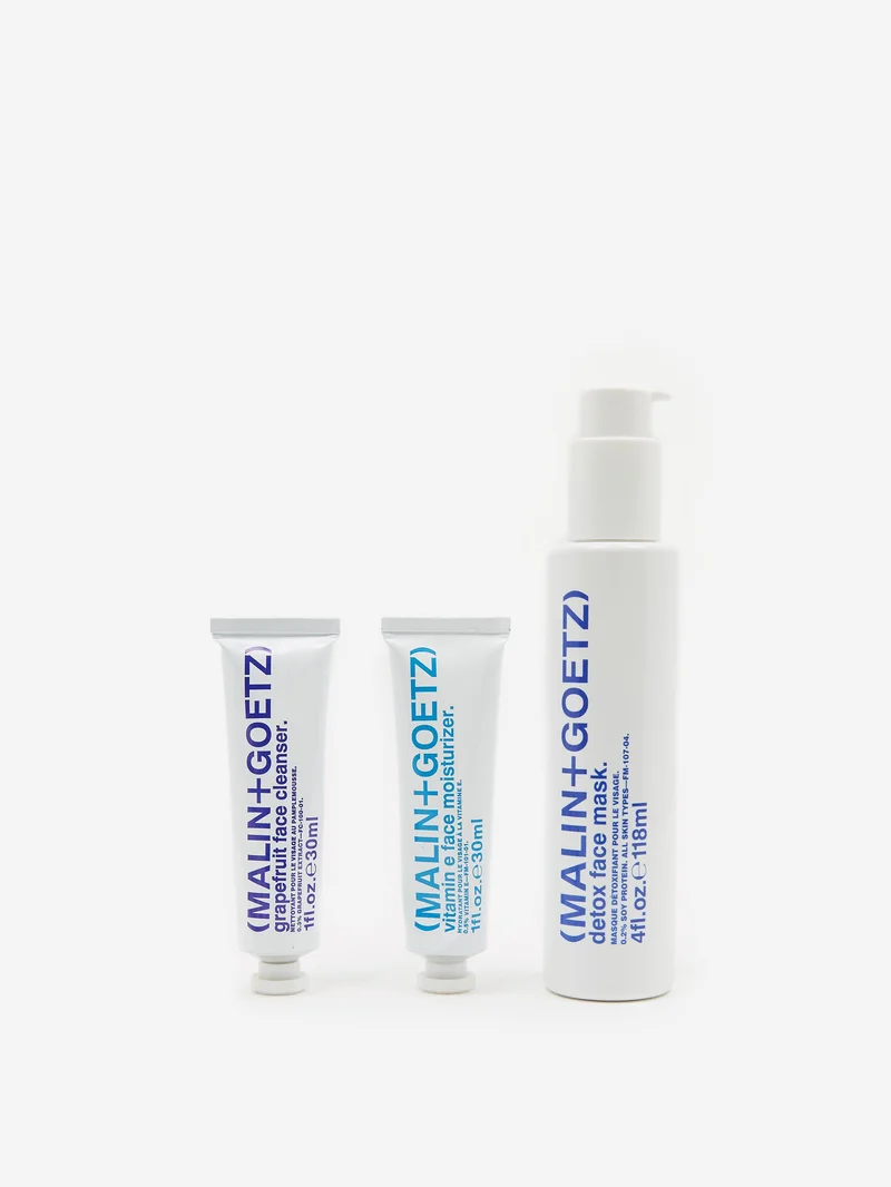 Image of Malin+Goetz Fresh Faced Starter Kit Gift Set