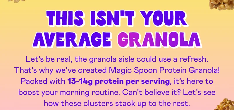 This isn't your average granola