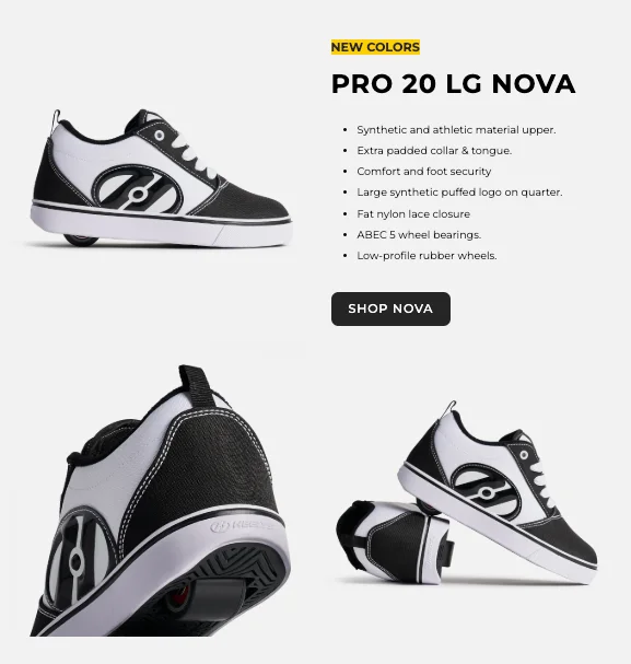 Heelys New Pro 20 LG Nova