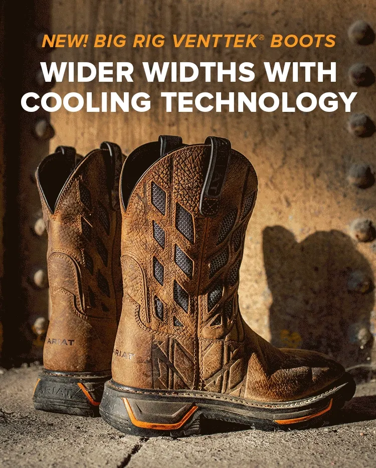 NEW BIG RIG VENTTEK BOOTS