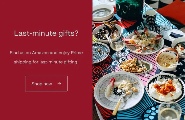 Last-minute gifts?  Find us on Amazon and enjoy Prime shipping for last-minute gifting!