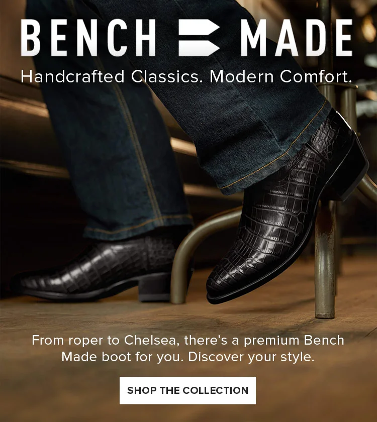 BENCH MADE. Handcrafted Classics. Modern Comfort.