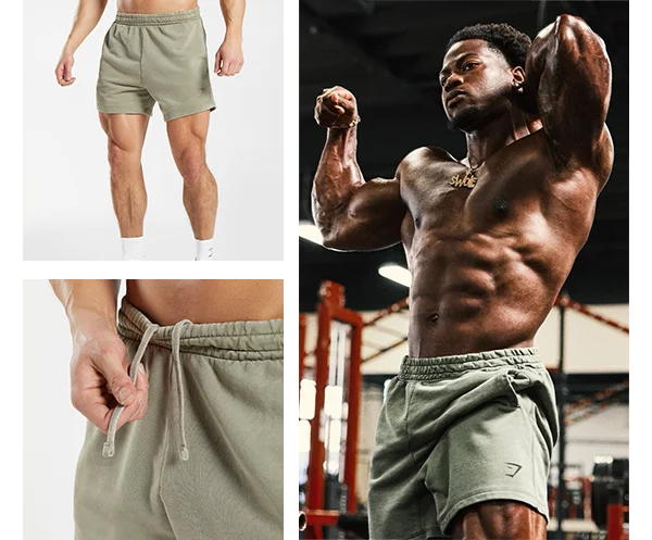 Power Washed 5” Shorts - Ecru Brown.