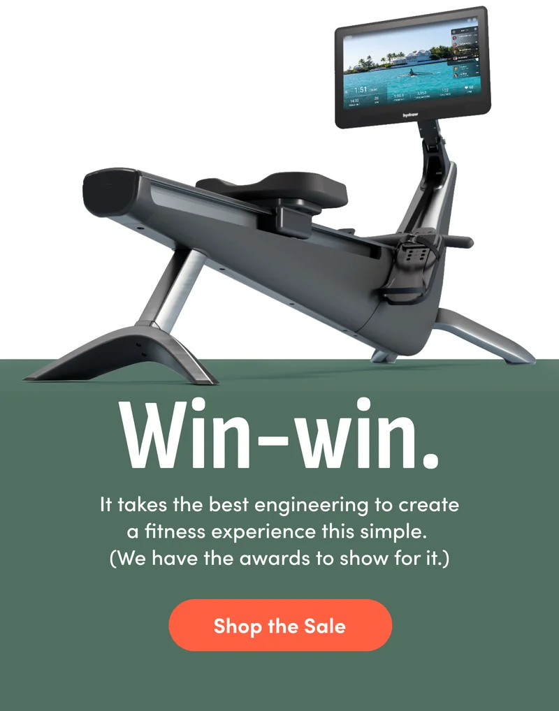 Win-win. It takes the best engineering to create a fitness experience this simple. (We have the awards to show for it.) Shop the Sale.