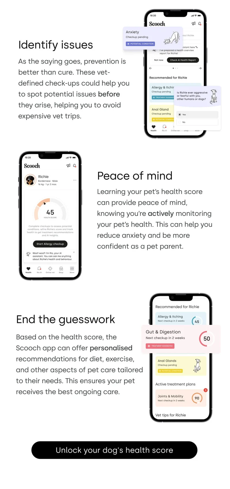 Unlock your dog's health score