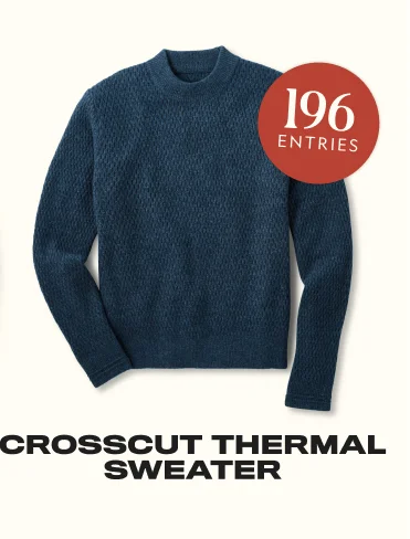 Crosscut Thermal Sweater