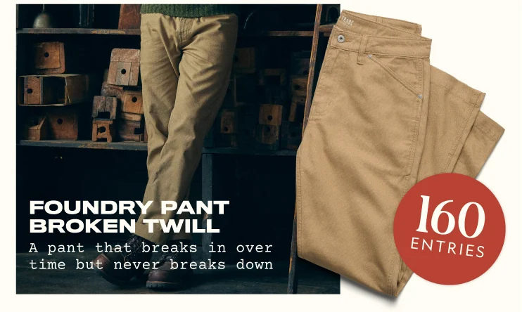 Foundry Pant Broken Twill