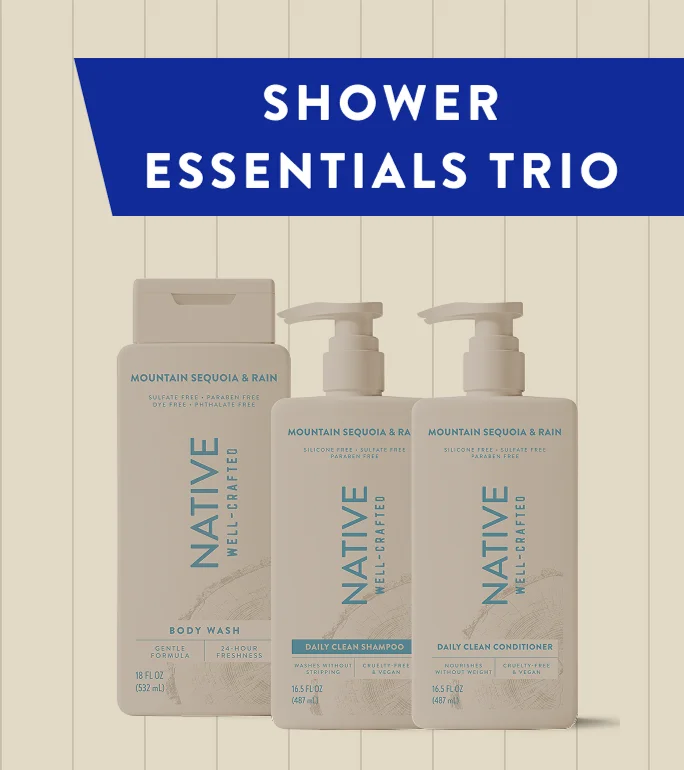 shower essentials trio