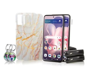 Moto G Power Tracfone 2-Pack w/1500 Minutes Texts & Data and Accessories