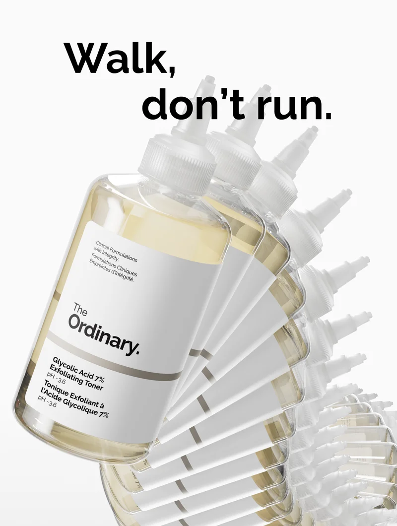 Walk, don't run.