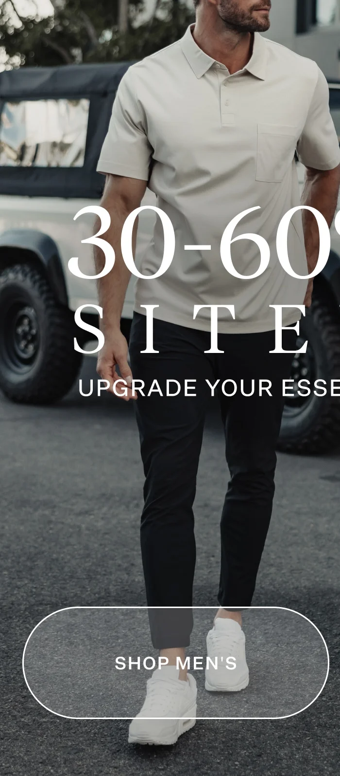 Shop Men's 30-60% Off Sitewide