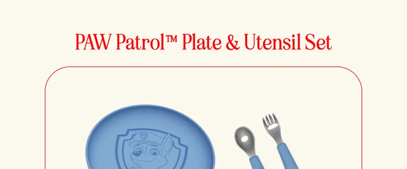PAW Patrol™ Plate & Utensil Set FROM $29 to $23.20