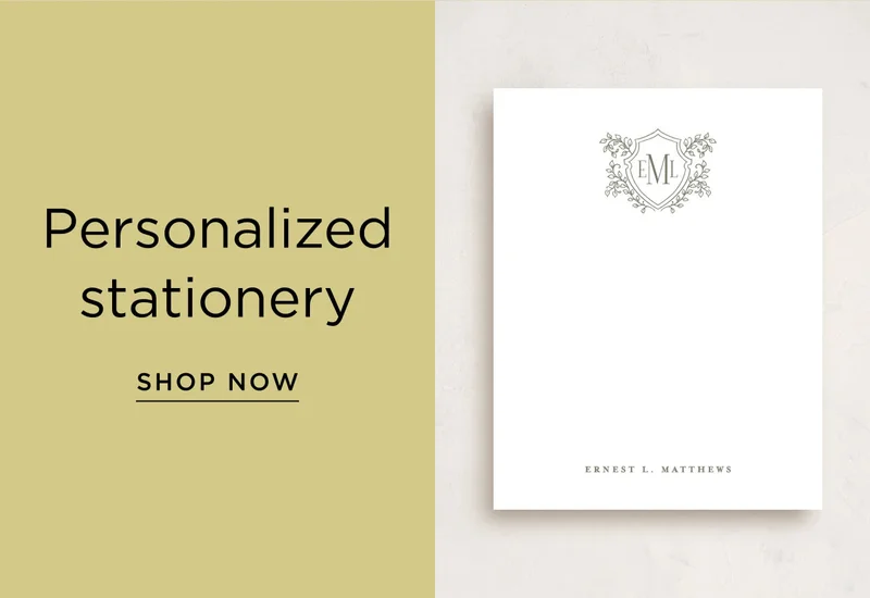 Personalized Stationery