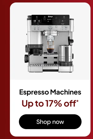 Espresso Machines Up to 17% off*