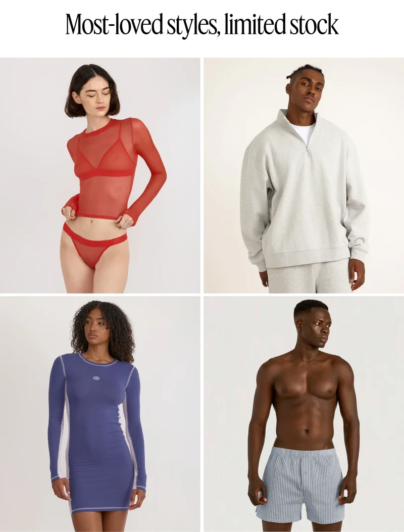 Most-loved styles, limited stock