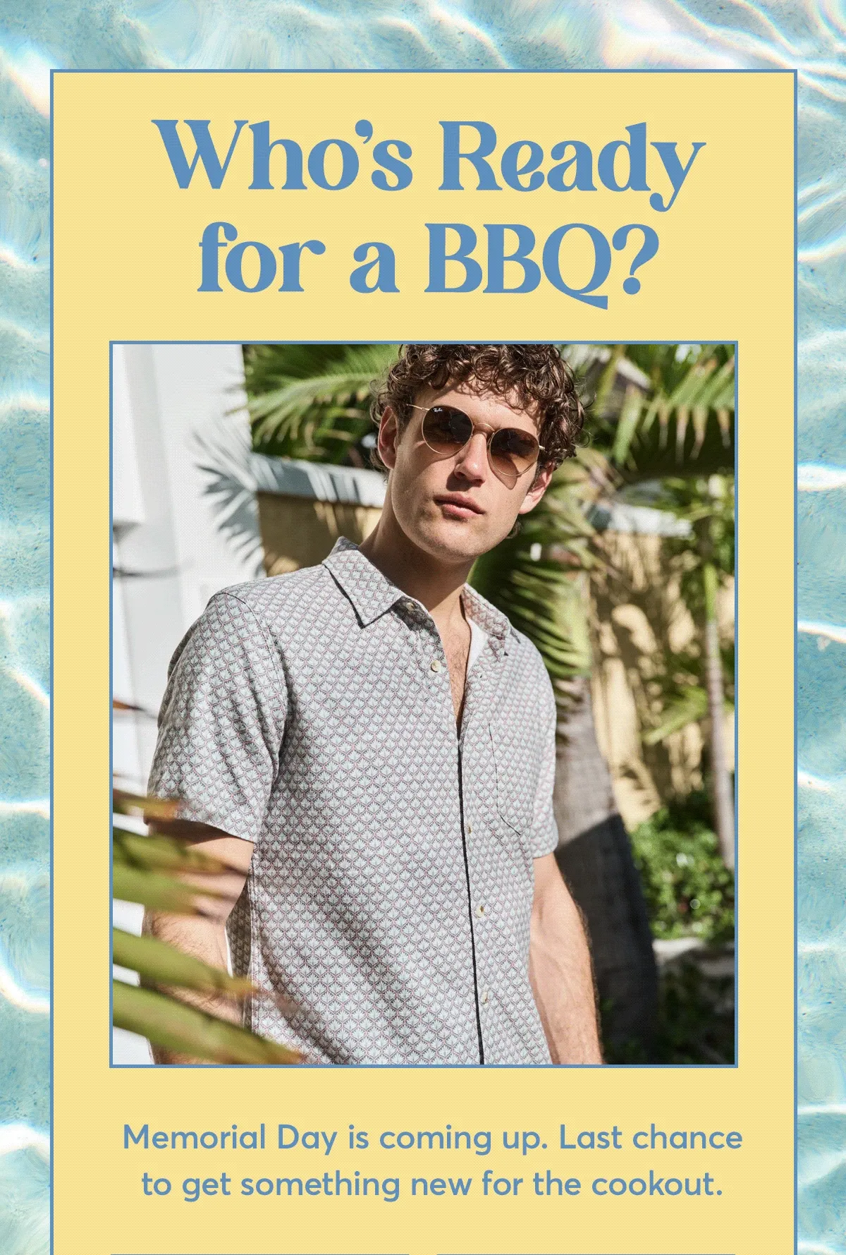 Free Shipping by Memorial Day