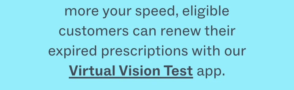 Virtual vision test