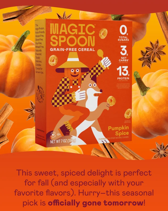 Hurry–this seasonal pick is officially gone tomorrow!