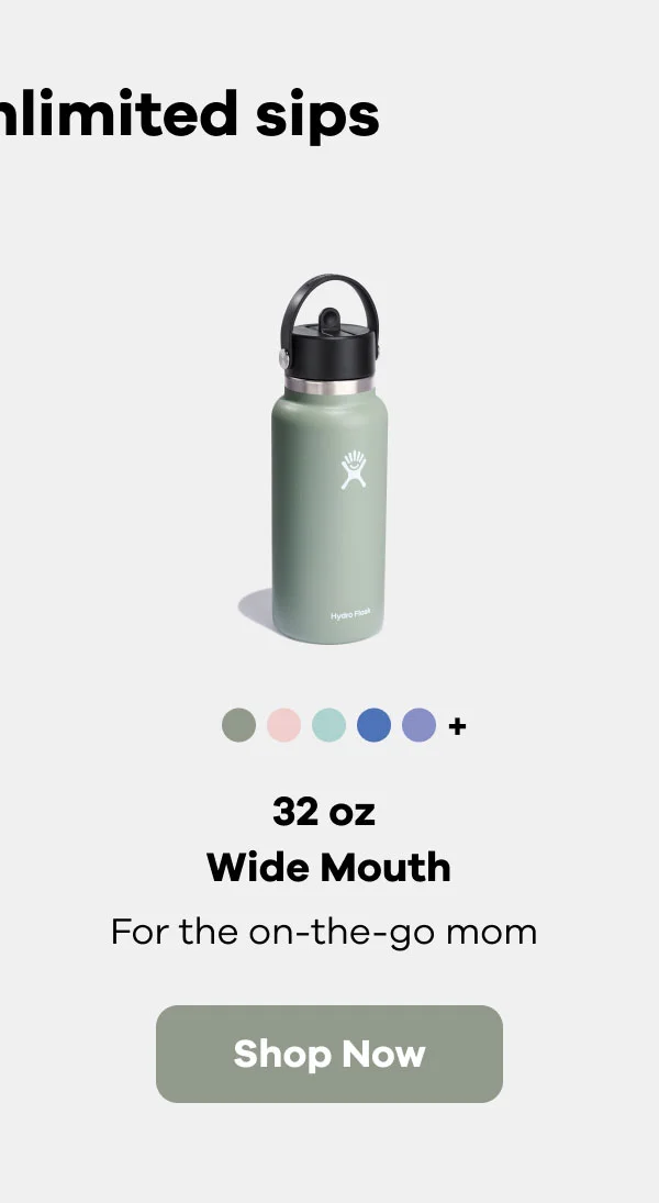 32 oz Wide Mouth w/ Flex Straw  | Shop Now