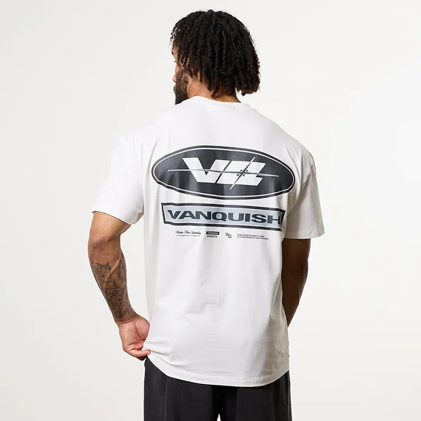 POWERLINE WHITE OVERSIZED T-SHIRT
