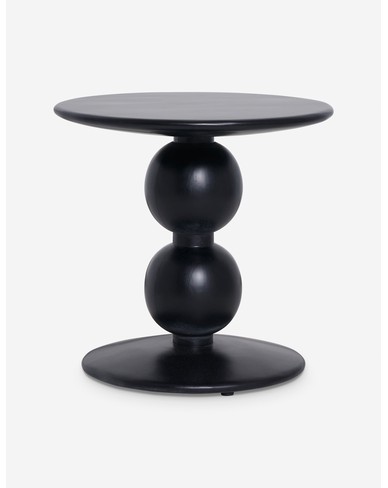 Genesis Round Side Table - Black