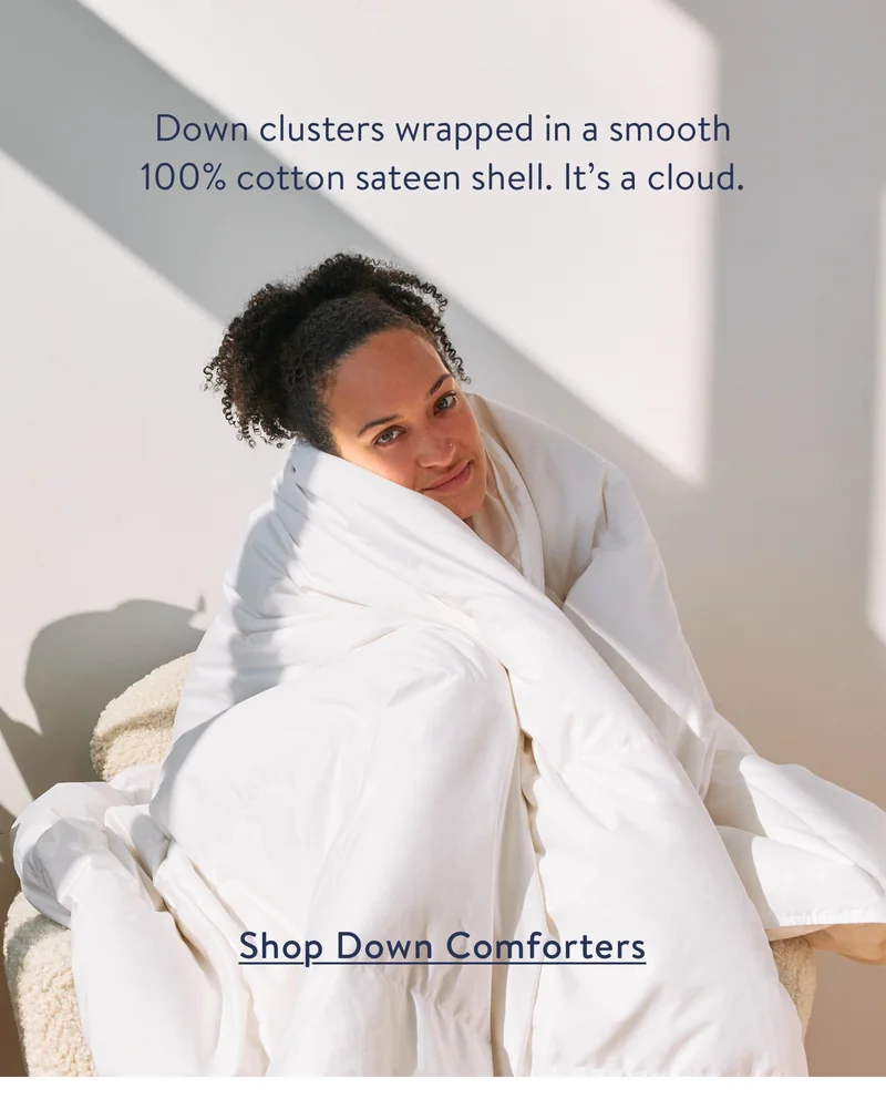 Shop down comforters