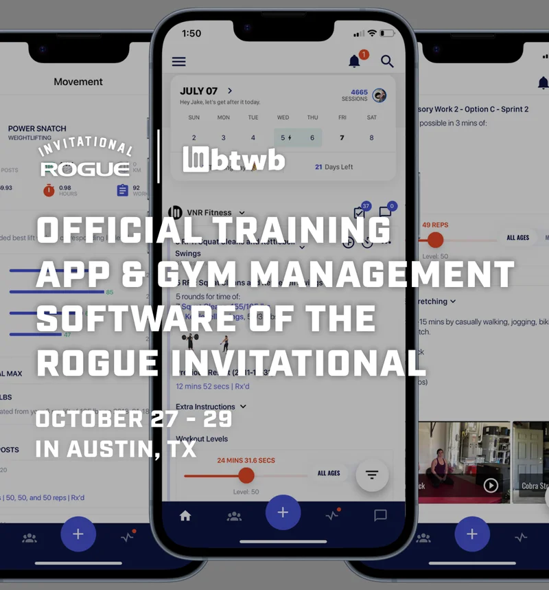 Official Training App & Gym Management Software of the Rogue Invitational