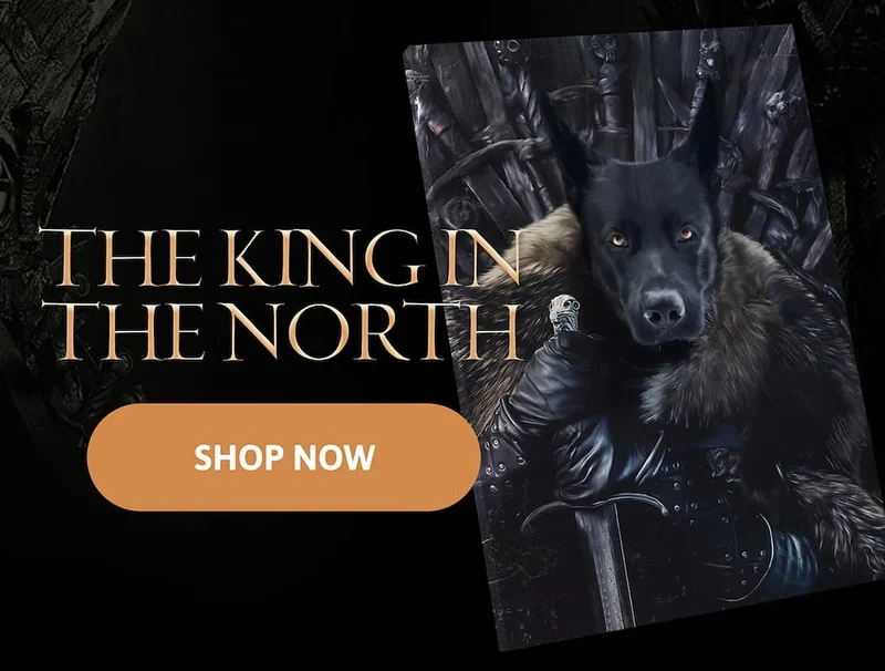 King in the North Pet Canvas - SHOP NOW