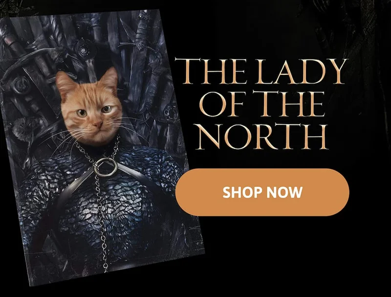 The Lady of the North Pet Canvas - SHOP NOW