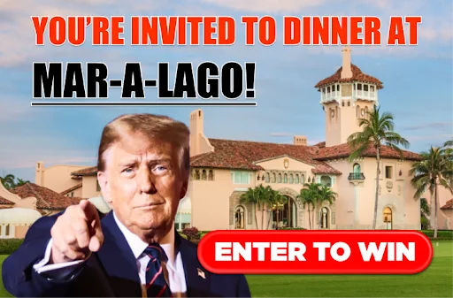 YOU'RE INVITED TO DINNER AT MAR-A-LAGO!