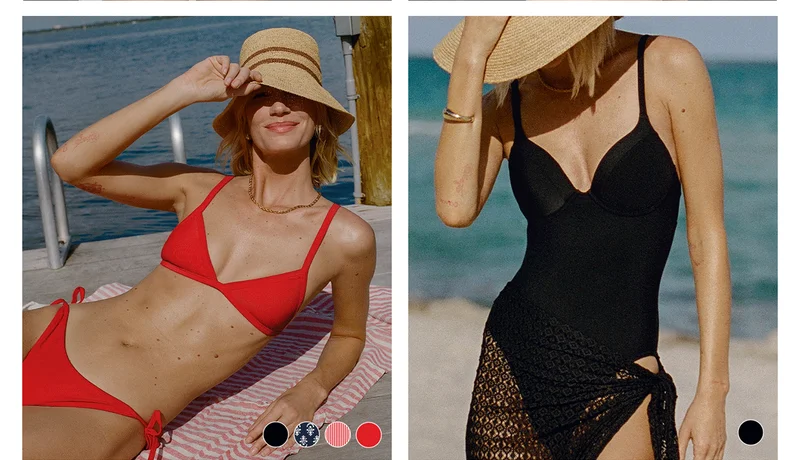 Prow Swim Riviera Color (left) + Prow Swim Black (right)