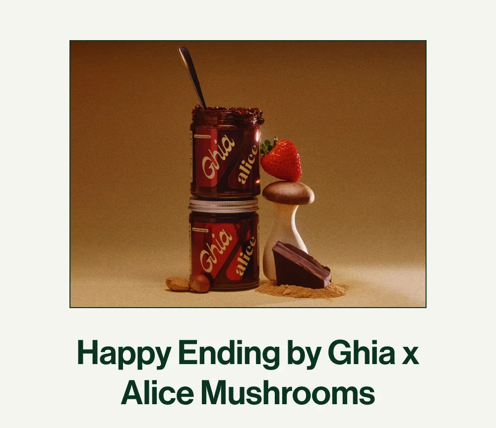 happy ending by Ghia x Alice mushrooms