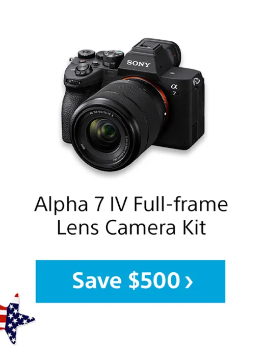 Alpha 7 IV Full-frame Lens Camera Kit | Save