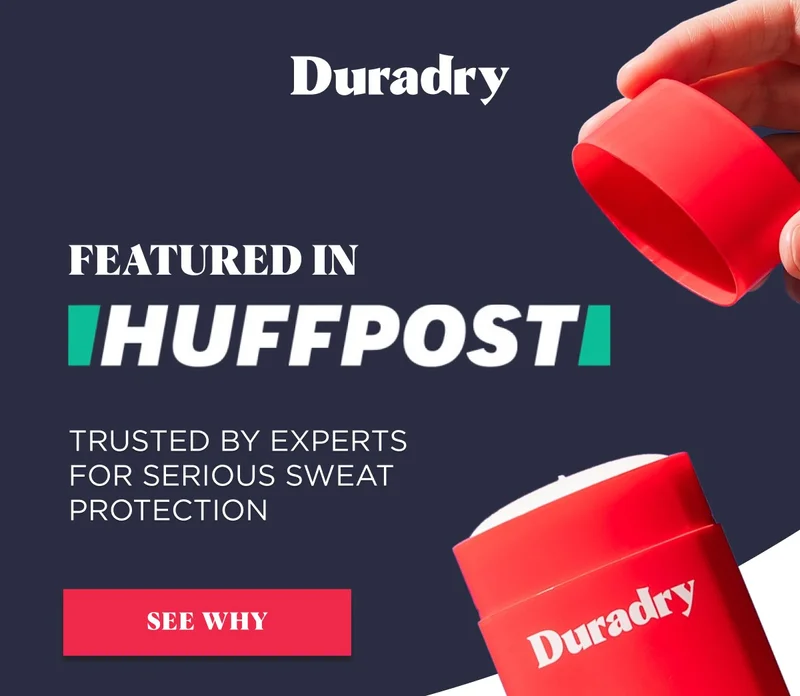 Duradry Featured in Huffpost Trusted by Experts for Serious Sweat Protection See Why