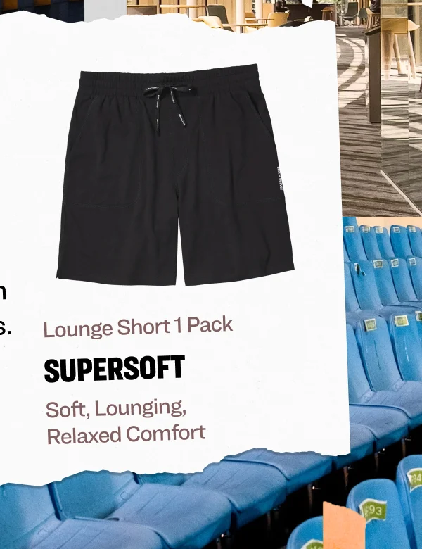 Lounge short 1 pack SuperSoft Soft, Lounging,  Relaxed Comfort
