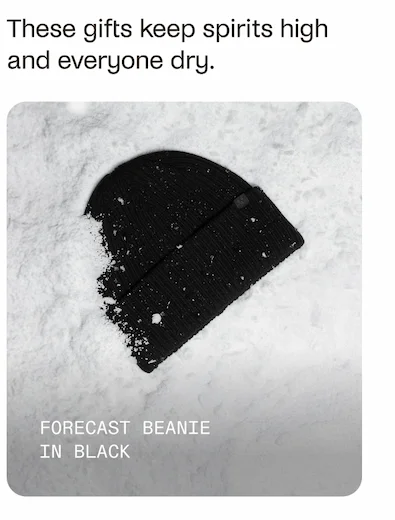 Forecast Beanie in Black